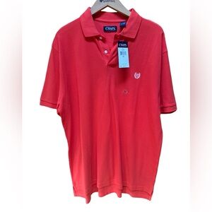 NWT Chaps 100% Cotton Bittersweet Polo